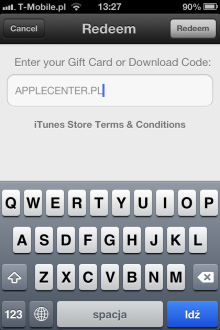 iBooks - gift code