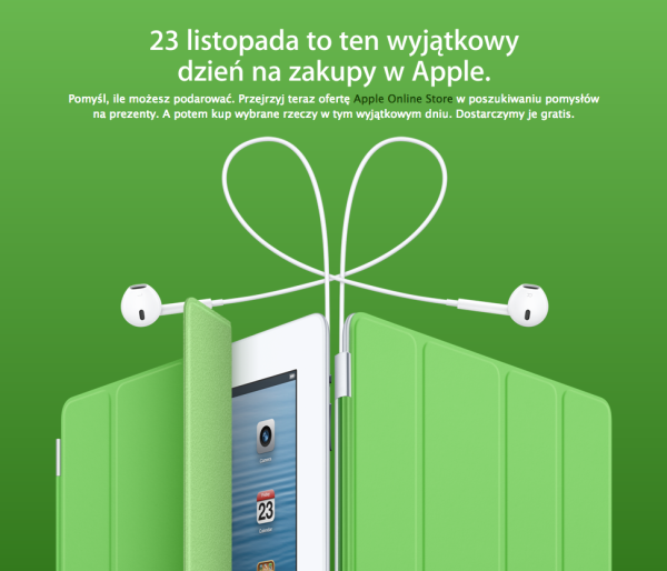 Czarny Piątek w Apple Store