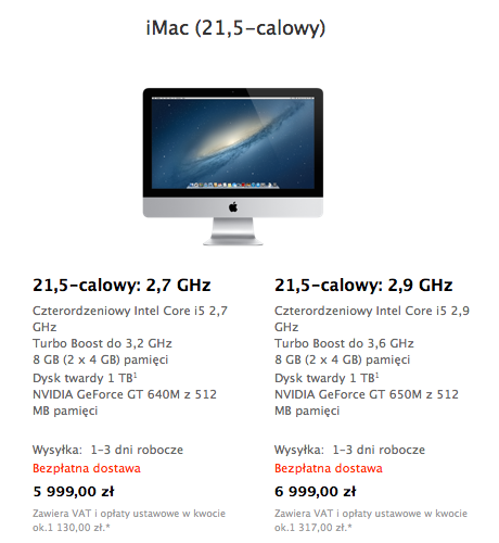 iMac (21,5-calowy)