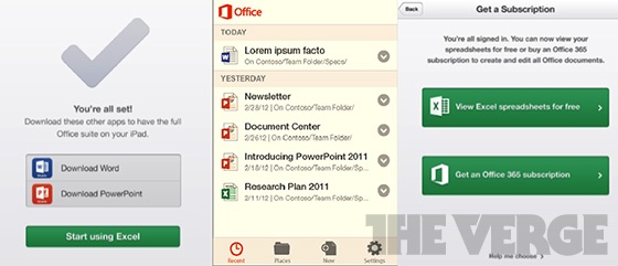 MS Office - iOS (iPhone, iPad, iPod touch)