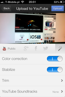 YouTube Capture - iOS (iPhone, iPod touch)