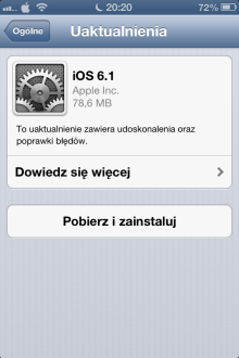 Apple iOS 6.1