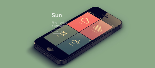 Sun - aplikacja webowa na iOS (iPhone, iPad, iPod touch)