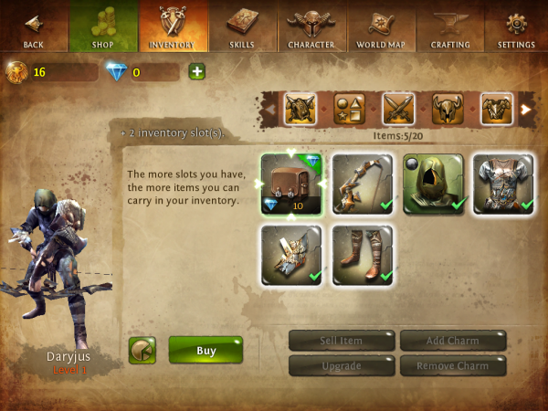 Dungeon Hunter 4 - iOS (iPhone, iPod touch, iPad)