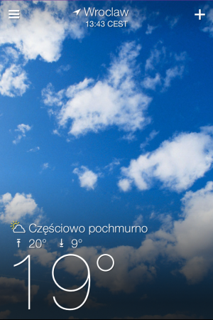 Yahoo! Weather - iOS