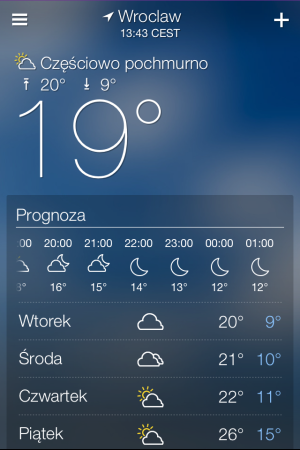 Yahoo! Weather - iOS