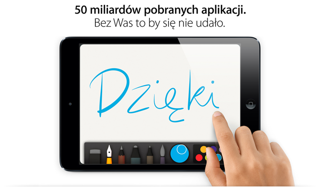 50 miliardów pobrań aplikacji z App Store