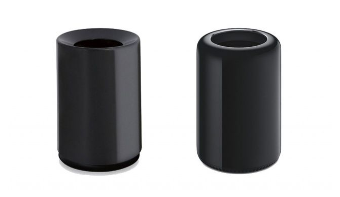 Mac Pro i kosz na śmieci