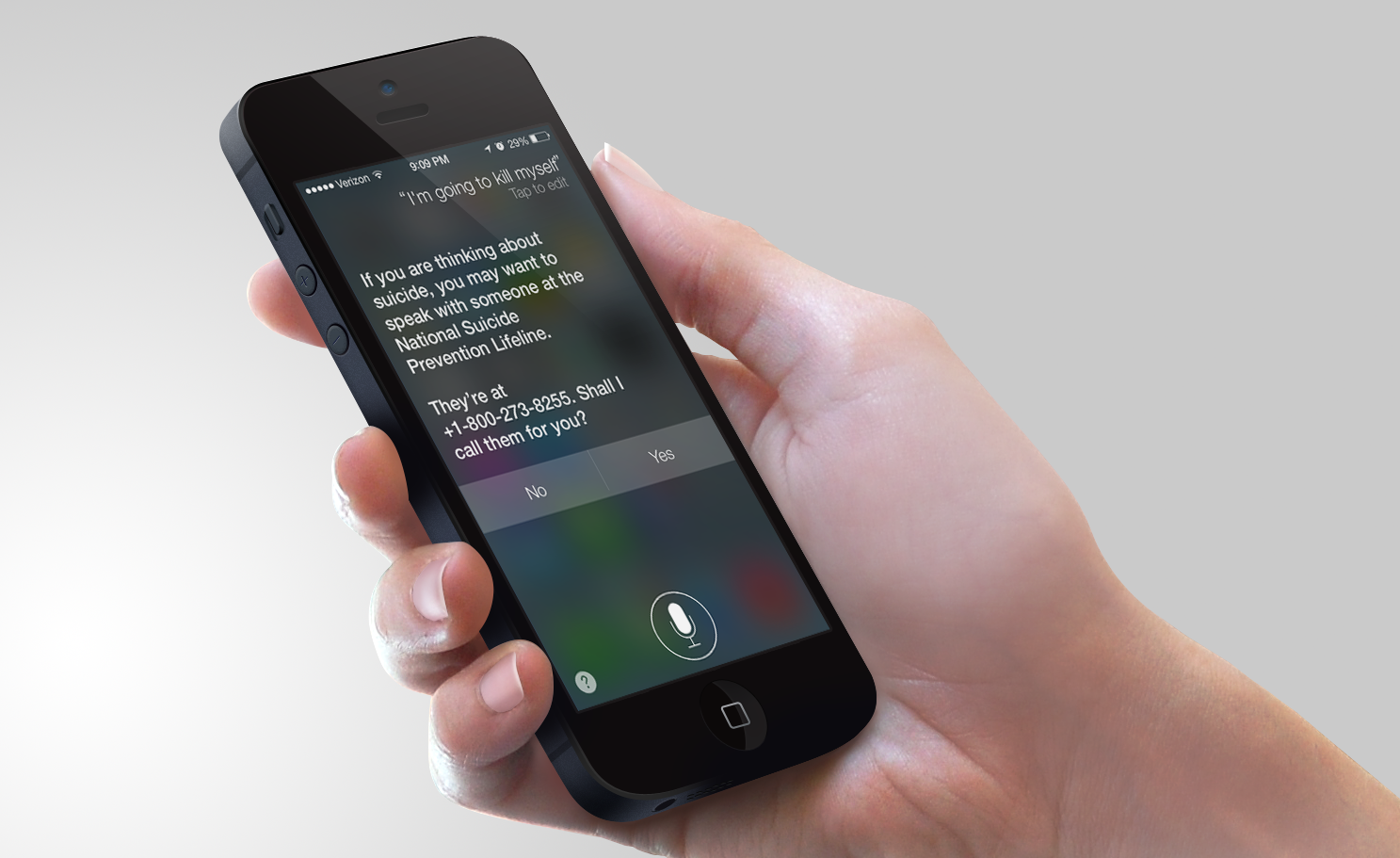 Siri pomoże osobom chcącym popełnić samobójstwo