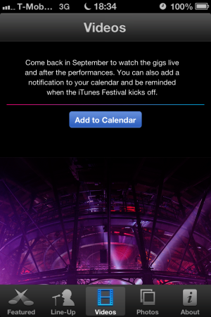 iTunes Festival London 2013 - iOS