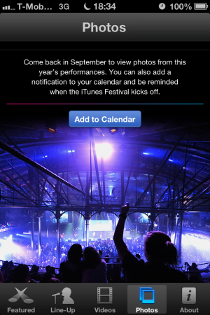 iTunes Festival London 2013 - iOS