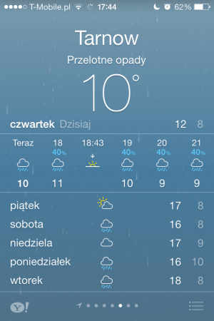 Pogoda - iOS 7
