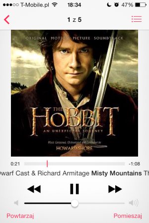 Muzyka - iOS 7