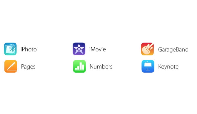 iWork i iLife - ikony iOS 7