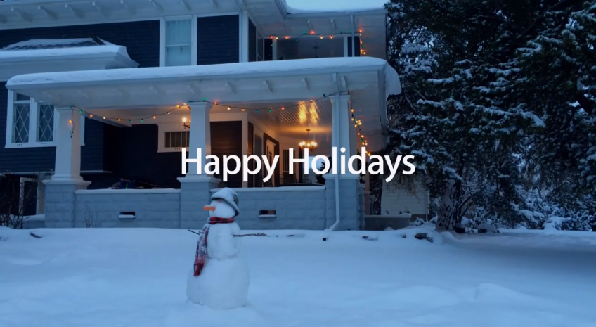 Happy Holidays - reklama iPhone'a 5S