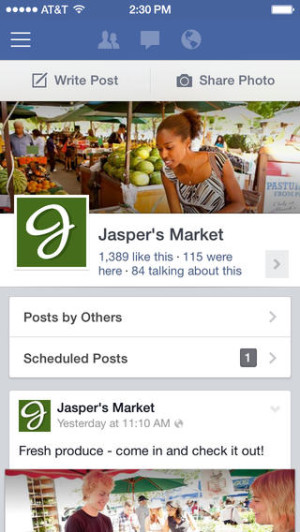 Facebook Pages Manager