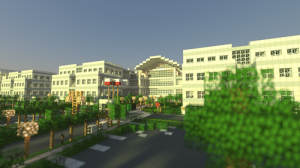 Minecraftowy kampus Apple w Cupertino