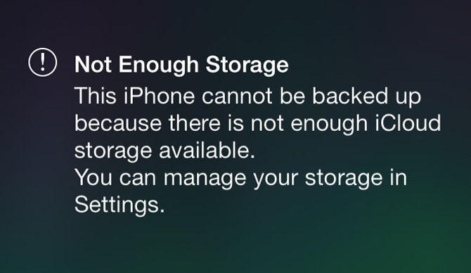 Archiwum iCloud - brak miejsca