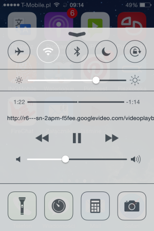Odtwarzanie YouTube w tle na iOS 7.x