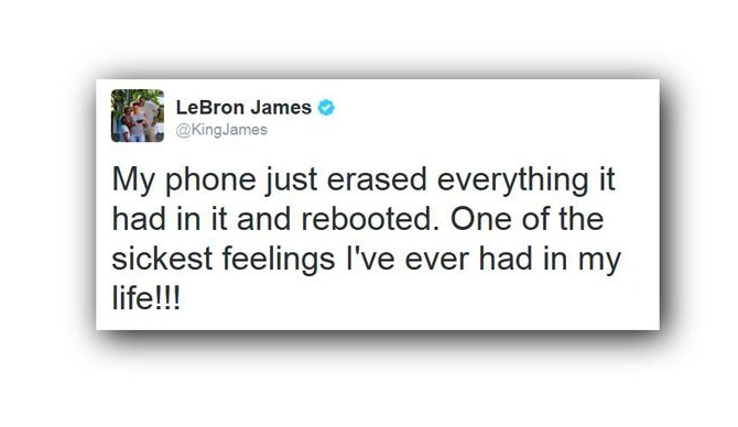 LeBron James o Galaxy Note