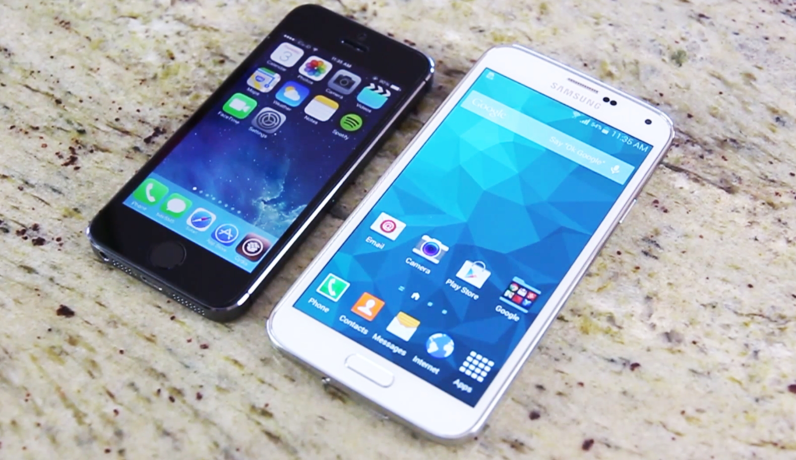 iPhone 5s vs. Galaxy S5
